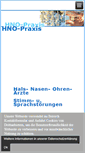 Mobile Screenshot of hno-praxis-ebersberg.de